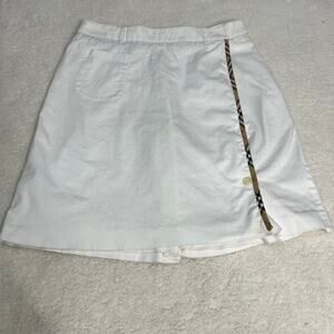 BURBERRY Golf White Skort Sz 6